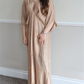 Pure Silk Champagne Gold Kaftan