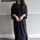 Pure Silk Black Kaftan