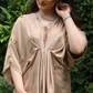 Pure Silk Champagne Gold Kaftan