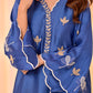 Clover Kaftan (blue)