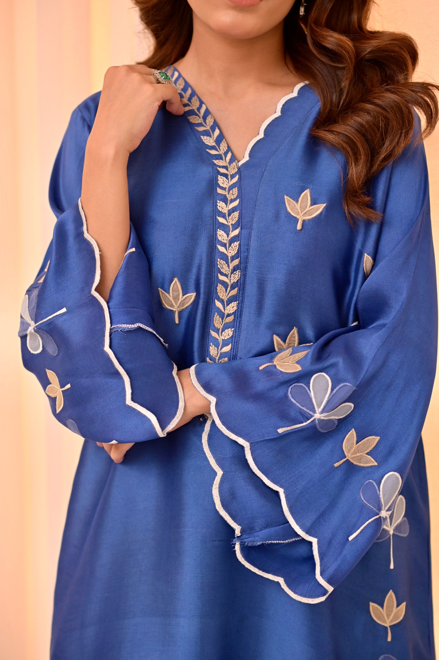 Clover Kaftan (blue)