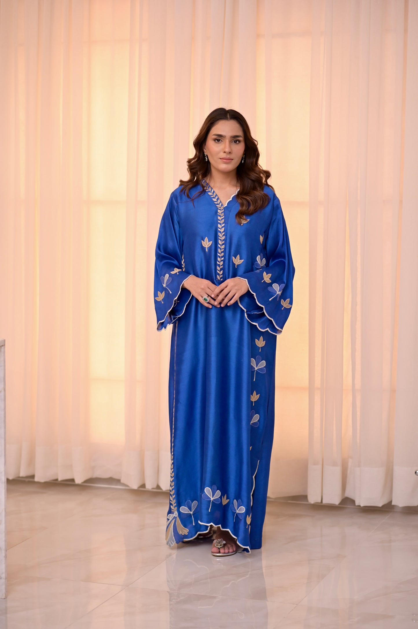 Clover Kaftan (blue)