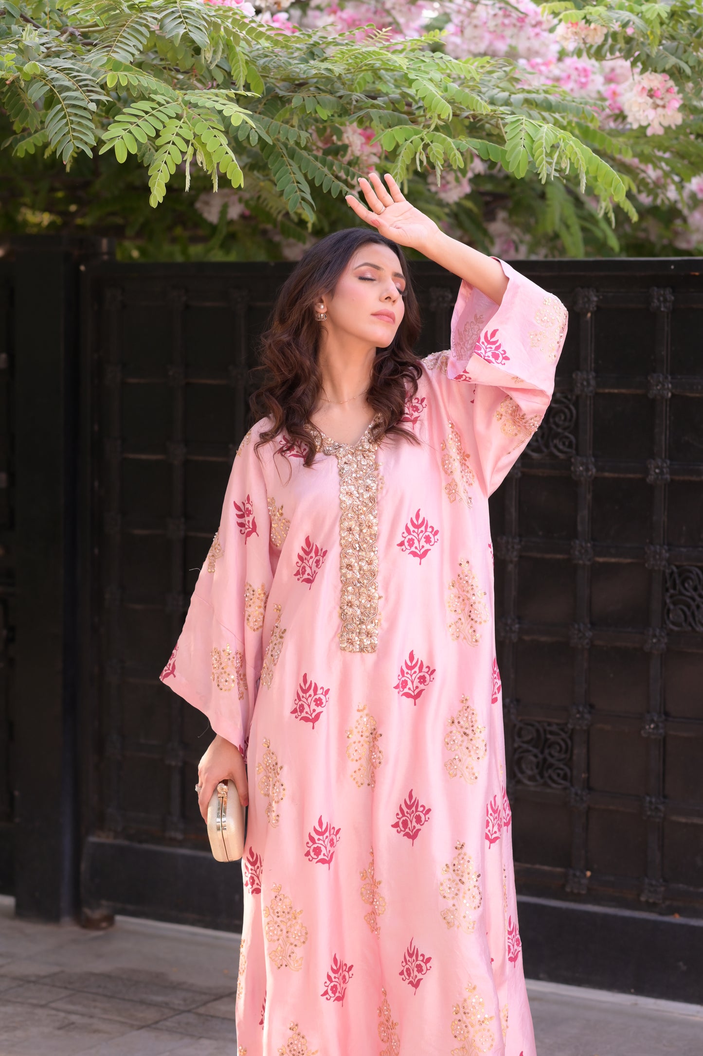 Block Printed Kaftan