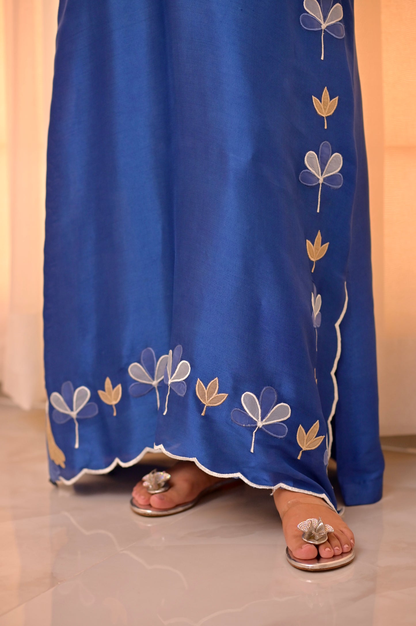 Clover Kaftan (blue)