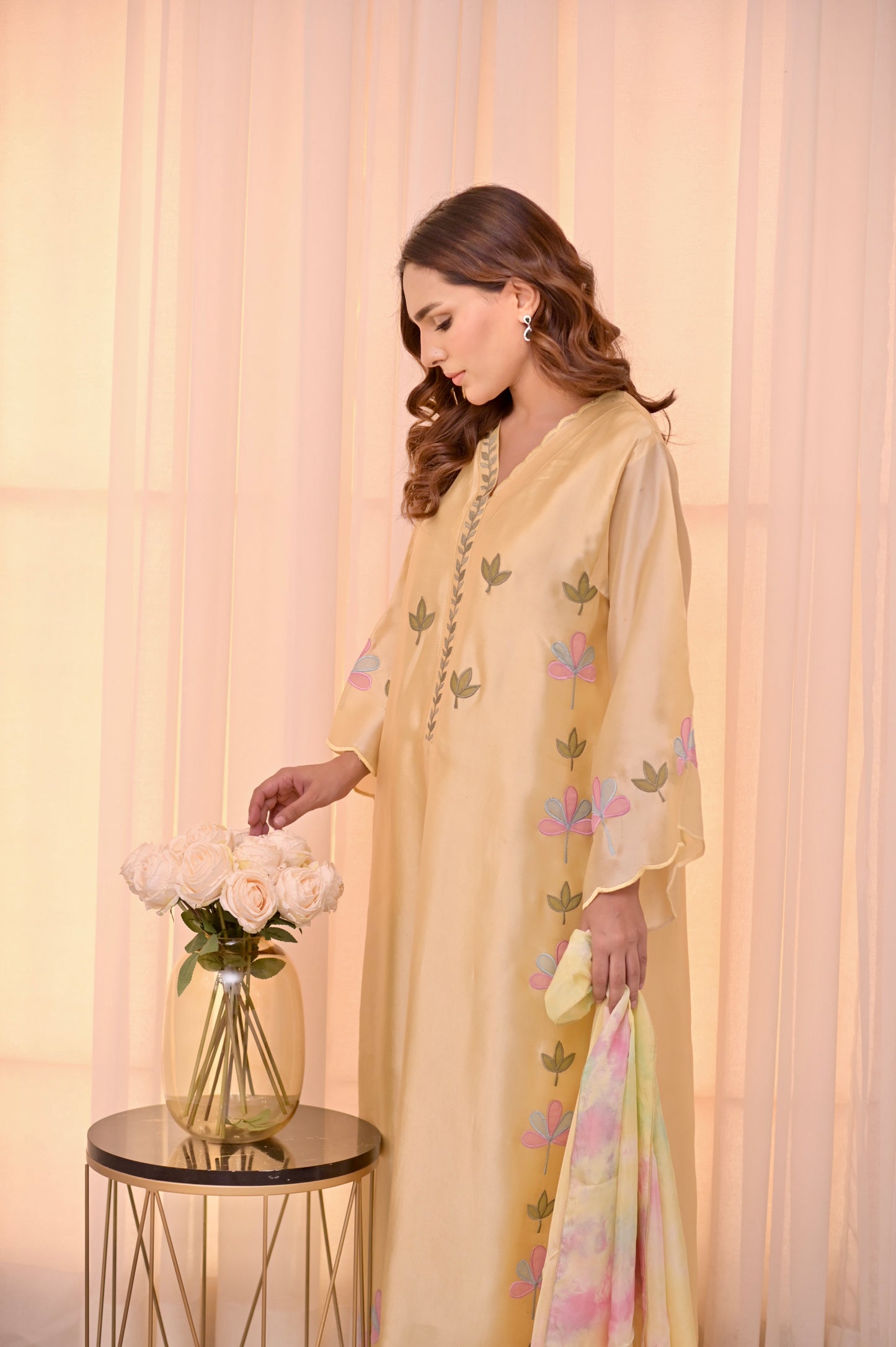Clover Kaftan (Yellow)