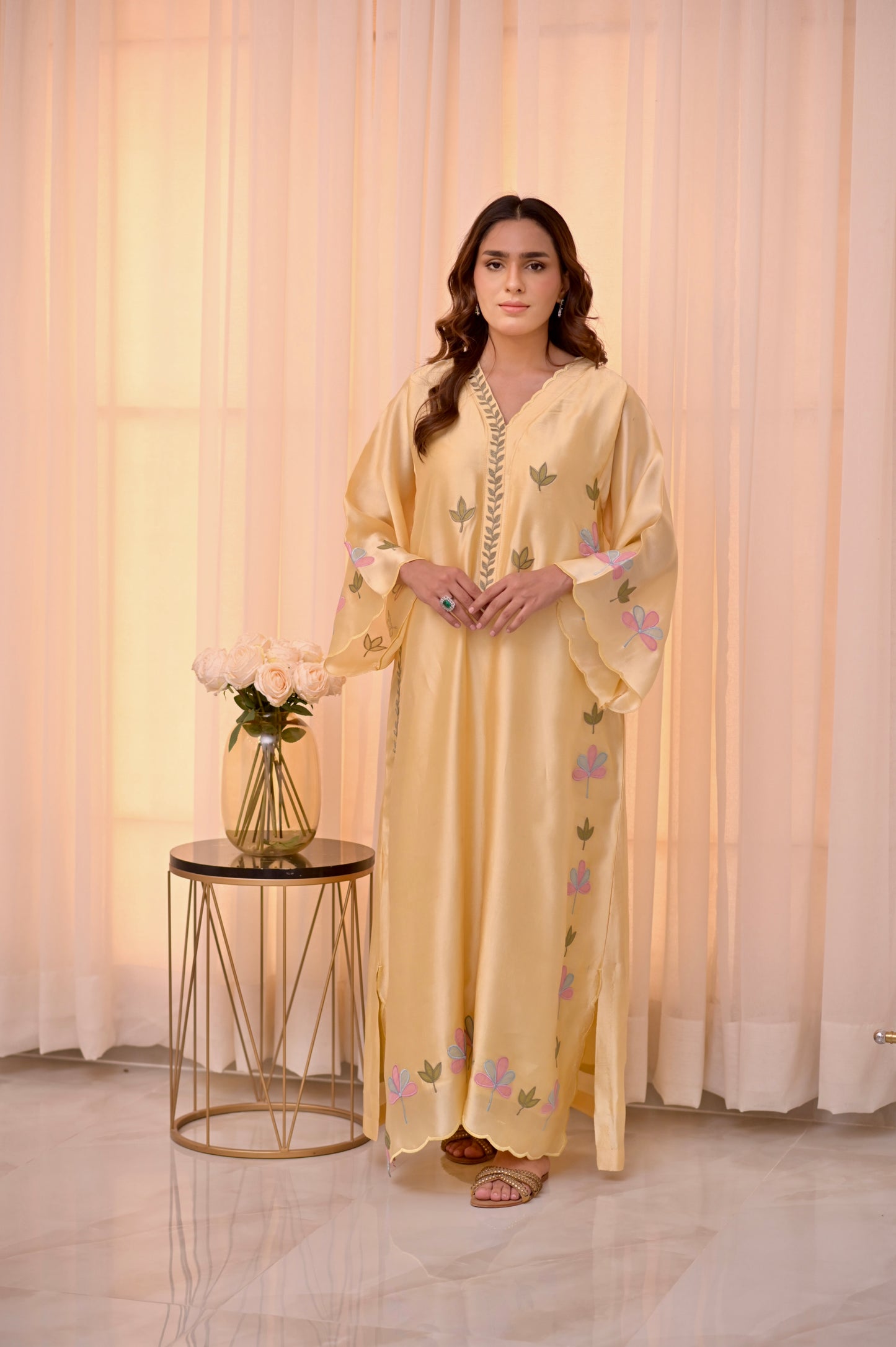 Clover Kaftan (Yellow)