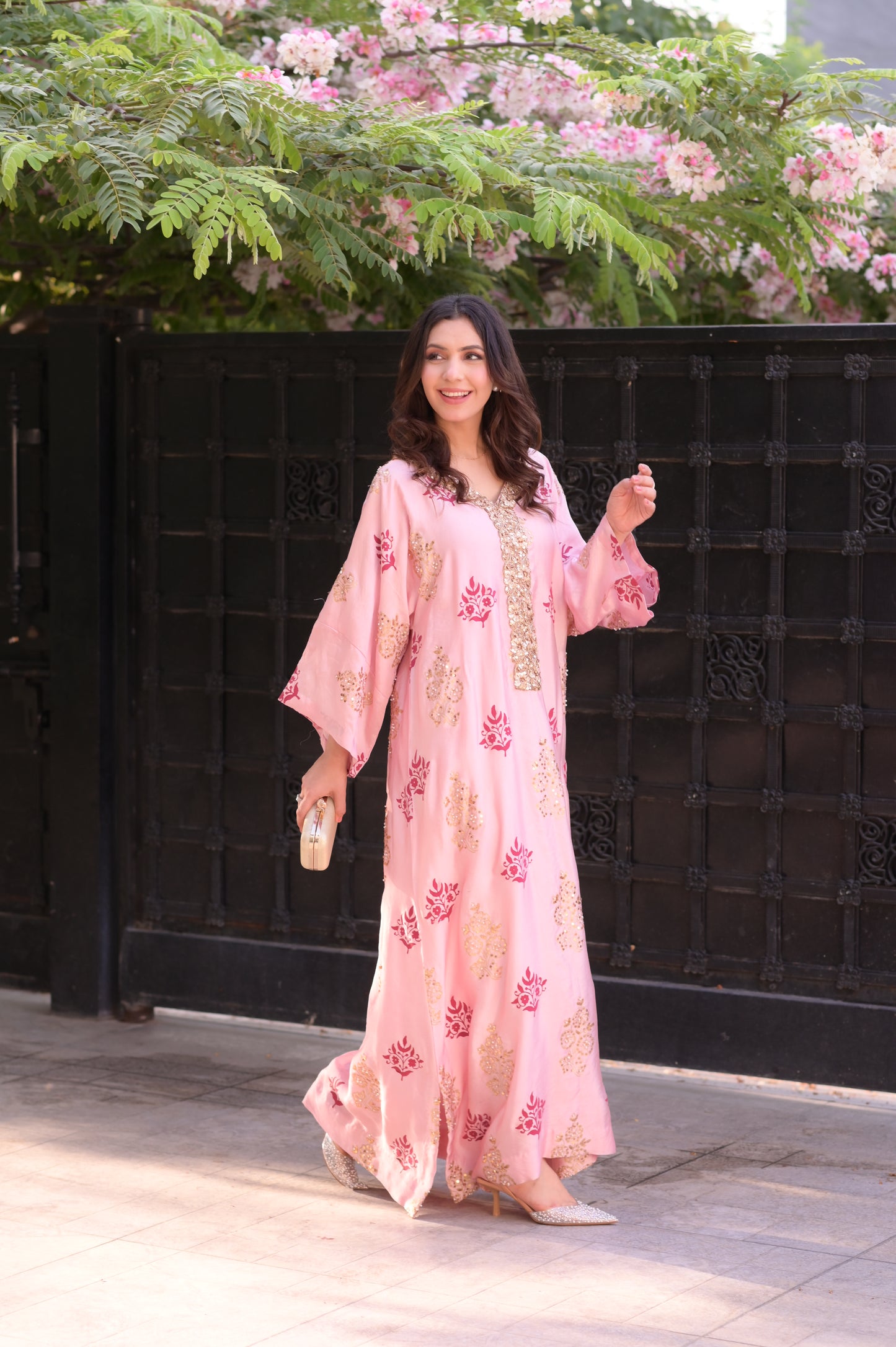 Block Printed Kaftan