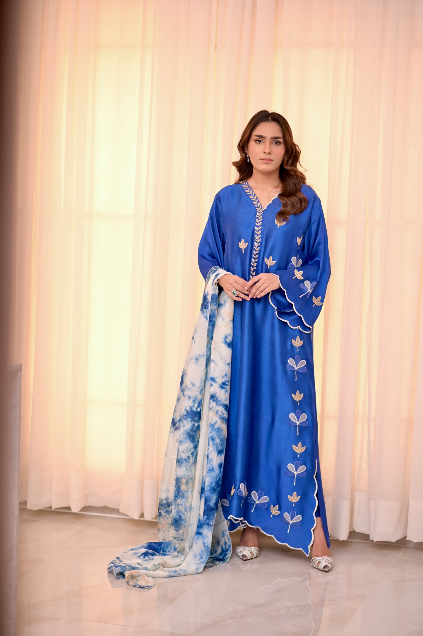 Clover Kaftan (blue)