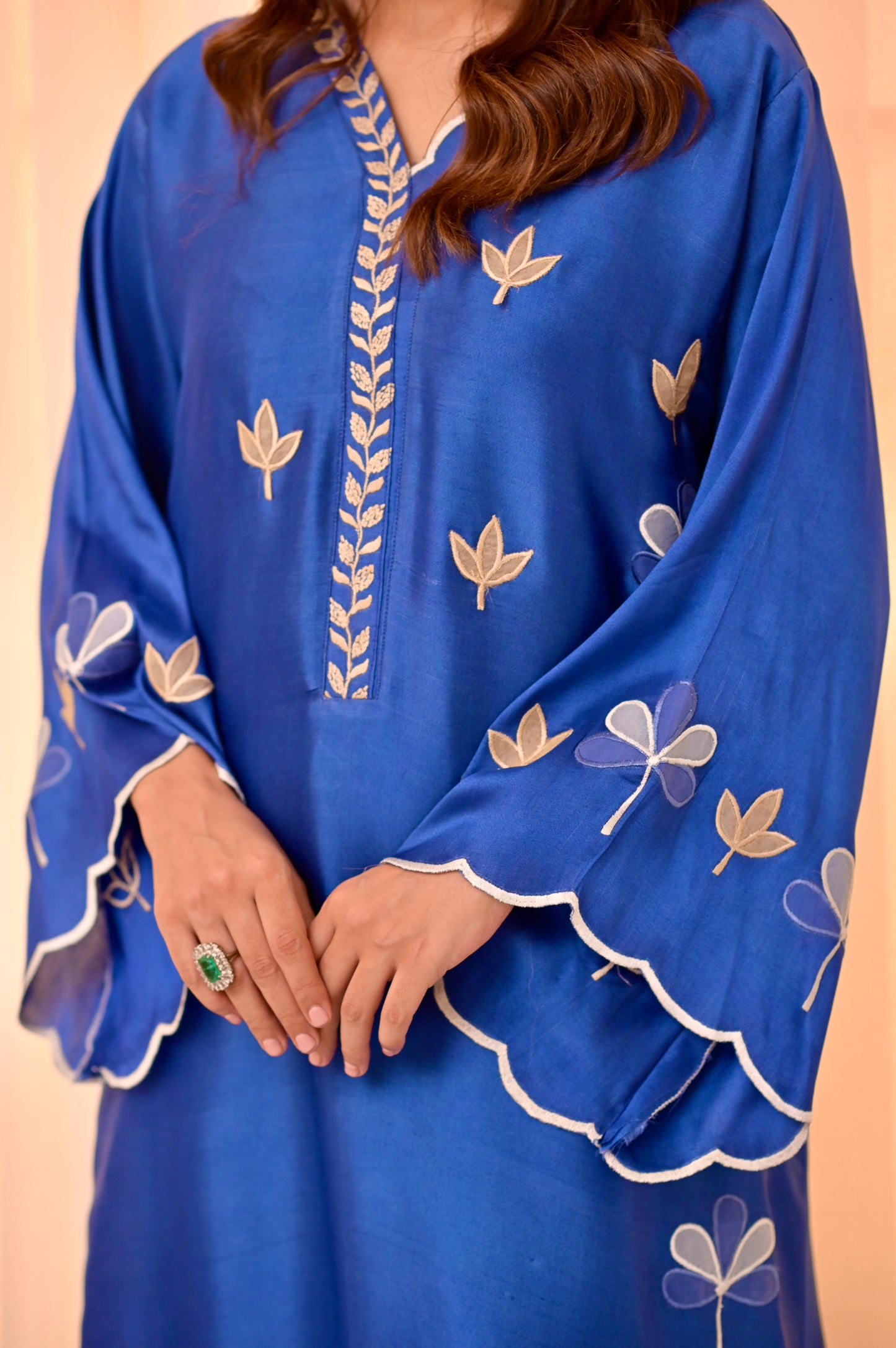 Clover Kaftan (blue)