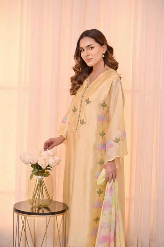 Clover Kaftan (Yellow)