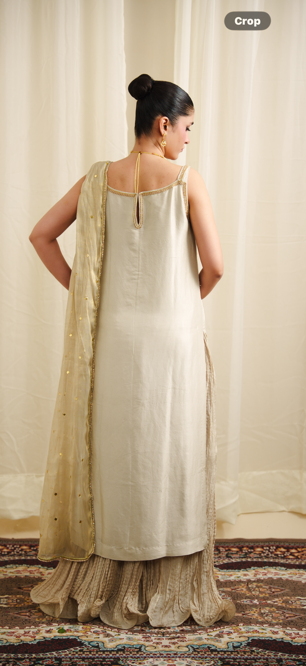 Ivory Jeweled (Long shirt)